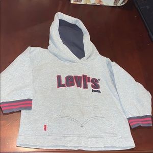 Classic VTG  Levi’s grey sweatshirt hoodie sz 3T